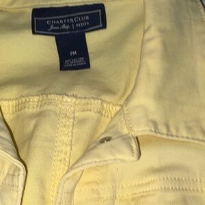 Charter Club Sunny Yellow jacket